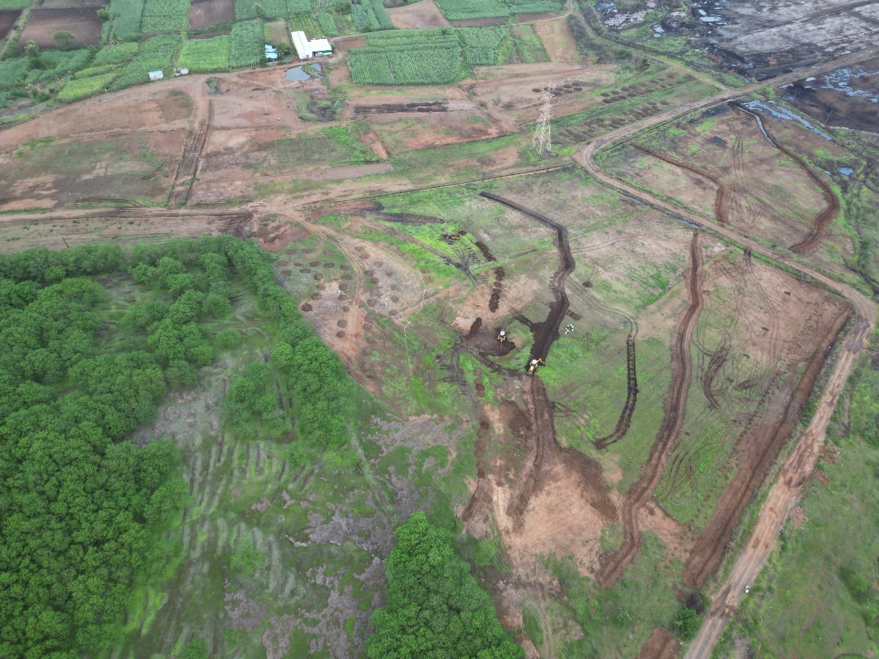 Site before earthworks